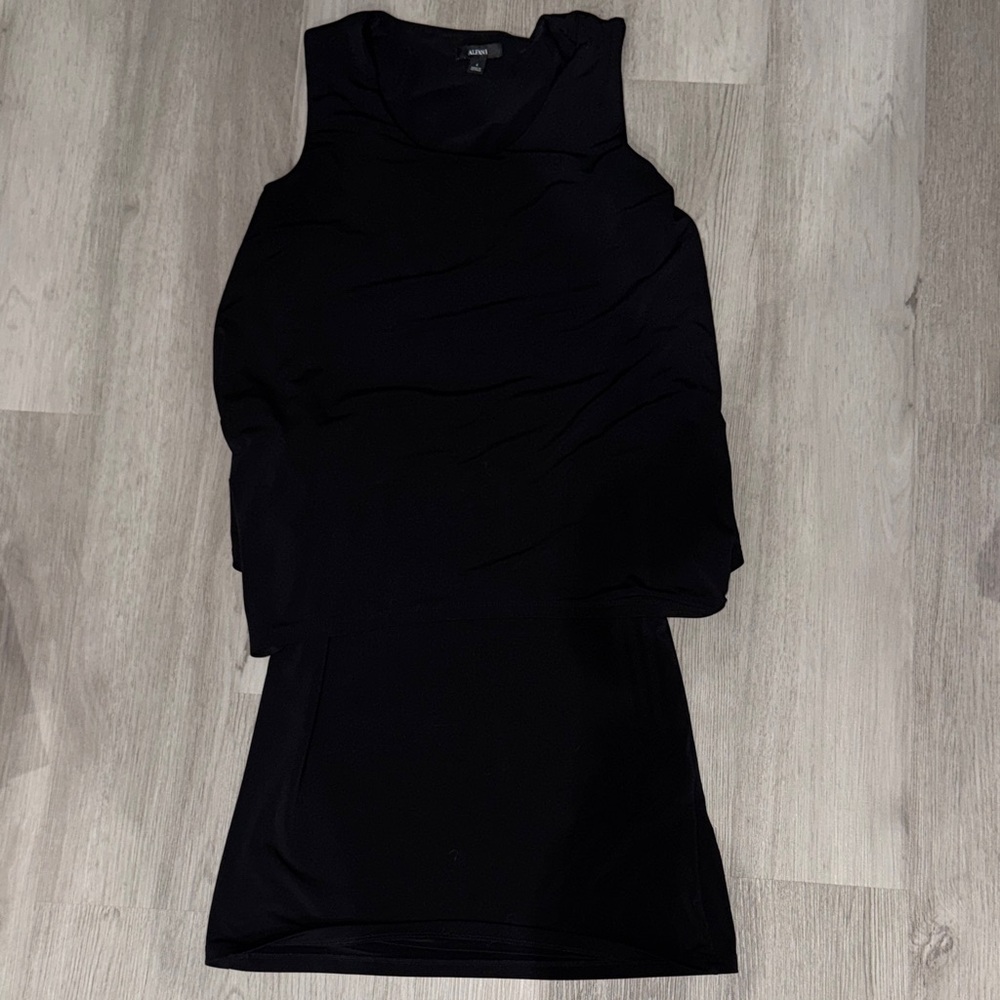 Alfani Black Sleeveless Mini Dress